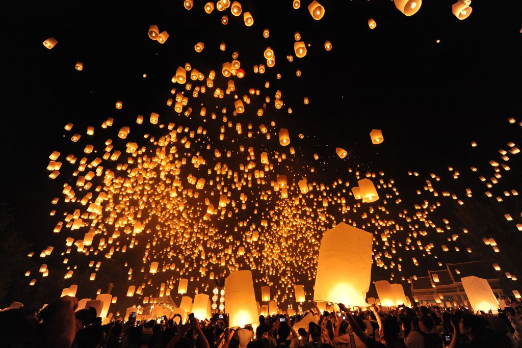 Festival des lanternes Yi Peng à Chiang Mai